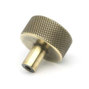 Aged Brass Brompton Cabinet Knob - 46815