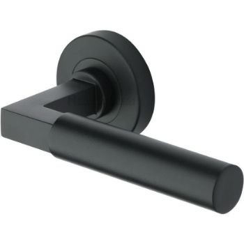 Bauhaus Door Handle in Matt Black - V2259-BLK 