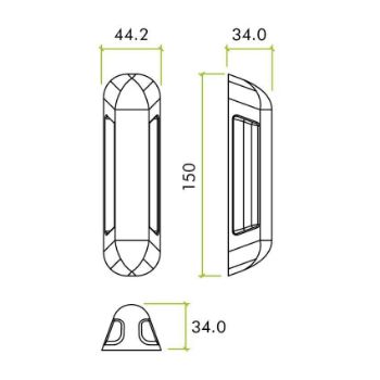 Anti Ligature Pull Handle - ZS-ALP100BF-SSS