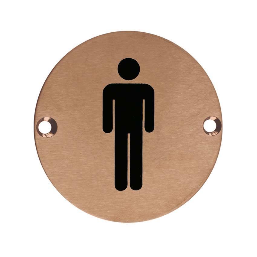 Stainless Steel Male Sex Sign - ZSS01PVDBZ