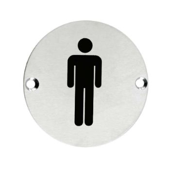 Stainless Steel Male Sex Sign - ZSS01SS Stainless Steel Male Sex Sign - ZSS01SS