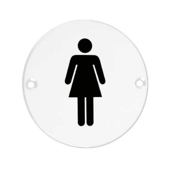 Stainless Steel Female Sex Sign - ZSS02PCW Stainless Steel Female Sex Sign - ZSS02PCW