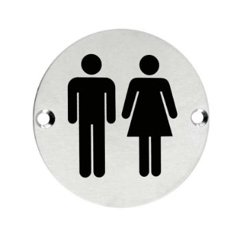 Stainless Steel Unisex Sign - ZSS03SS Stainless Steel Unisex Sign - ZSS03SS