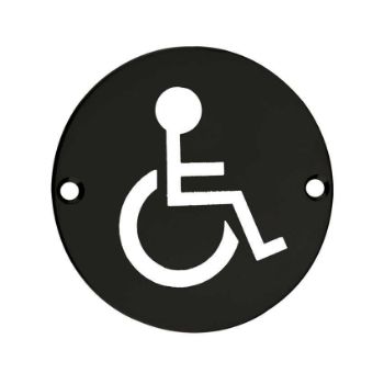 Stainless Steel Disabled Facilities Sign - ZSS07PCB Stainless Steel Disabled Facilities Sign - ZSS07PCB