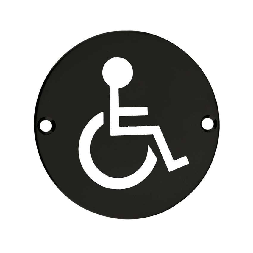 Stainless Steel Disabled Facilities Sign - ZSS07PCB