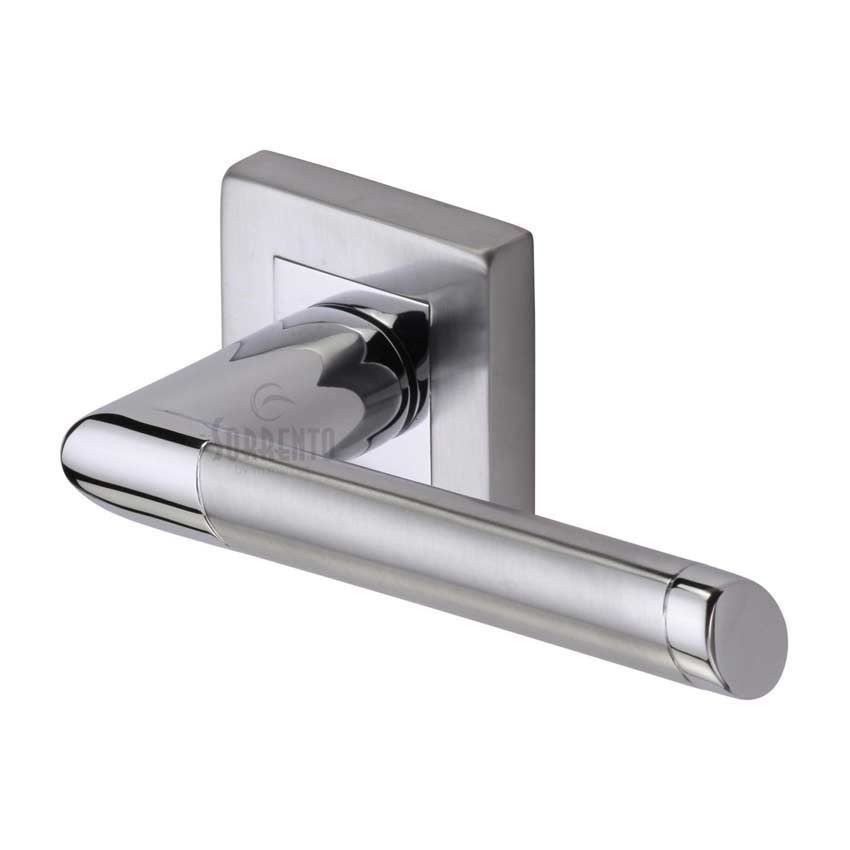 Mercury SQ Door Handles in Apollo finish - SC-4695-AP