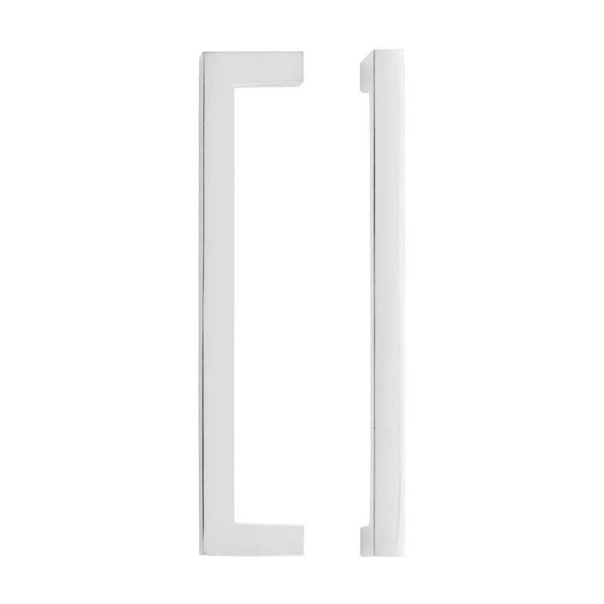 Brushed Nickel Square Block Cabinet Handle - TDFPS-BN