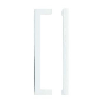 Polished Chrome Square Block Cabinet Handle - TDFPS-CP