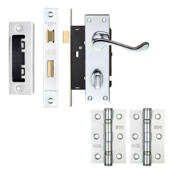 Contract Victorian Scroll Bathroom Door Pack - DPVSWCCP Contract Victorian Scroll Bathroom Door Pack - DPVSWCCP