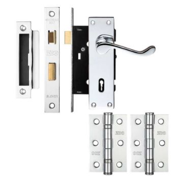 Contract Victorian Scroll Lock Door Pack - DPVSLKCP  Contract Victorian Scroll Lock Door Pack - DPVSLKCP