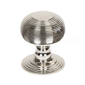 Polished Nickel Beehive Centres Door Knob - 46656