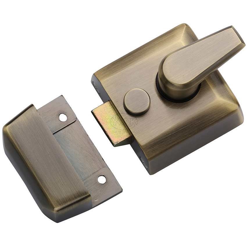 40mm Nightlatch in Antique Brass Finish - NL3040-AT