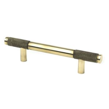 Aged Brass Half Brompton Pull Handle - 46924