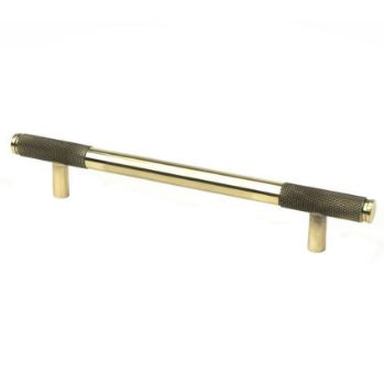 Aged Brass Half Brompton Pull Handle - 46924