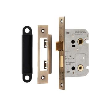 Eurospec BAE5025AB housing grade bathroom door lock in antique brass finish