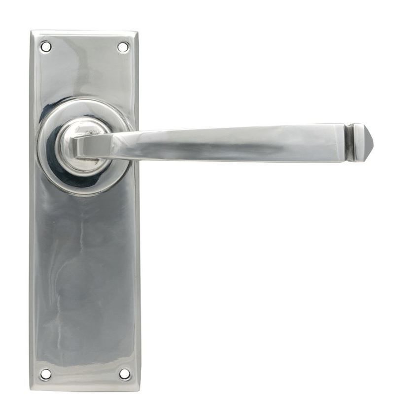 Period Avon Latch Handle in Polished Stainless Steel - 49827