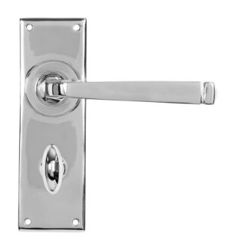 Period Avon W.C. Bathroom Handle in Polished Stainless Steel - 49829  Period Avon W.C. Bathroom Handle in Polished Stainless Steel - 49829