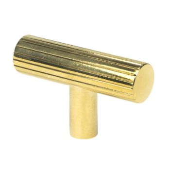 Polished Brass Judd T-Bar Cupboard Handle - 50580