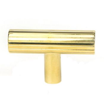 Polished Brass Judd T-Bar Cupboard Handle - 50580