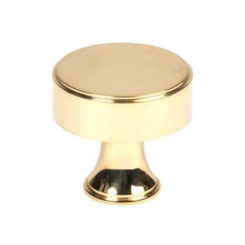 Scully Cabinet Knob in Polished Brass - 50484