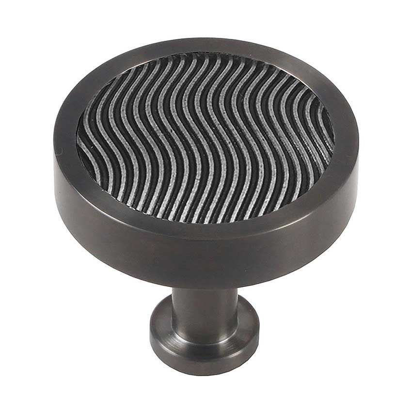 Immix Spiral Graphite Cabinet Door Knob - IMX3006-GR