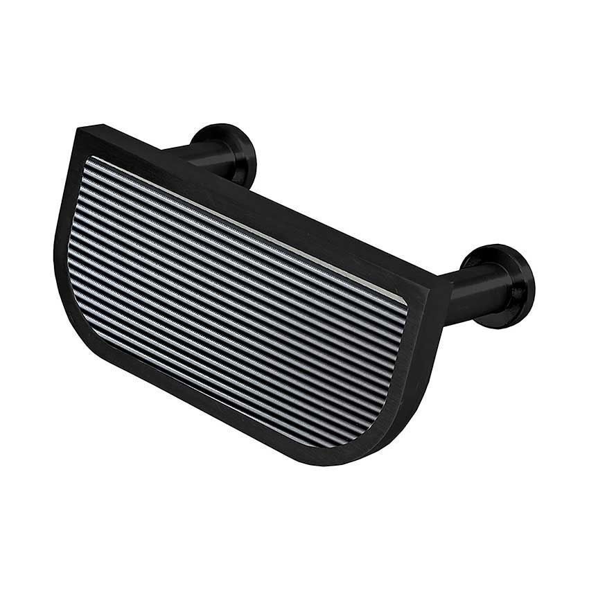 Immix Reeded True Black Cabinet Cup Pull Handles - IMX2007-B