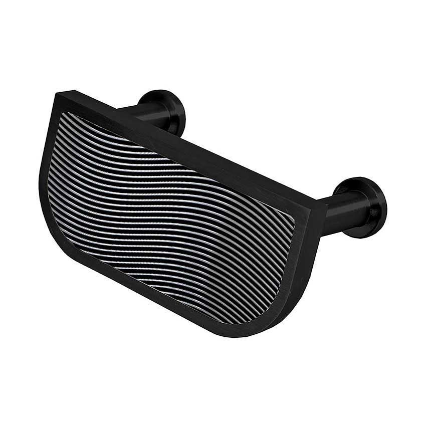 Immix Spiral True Black Cabinet Cup Pull Handles - IMX3007-B