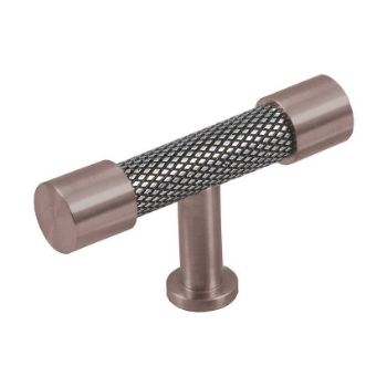 Immix Knurled Bronze Cabinet T Pull Door Knob - IMX1005-BR
