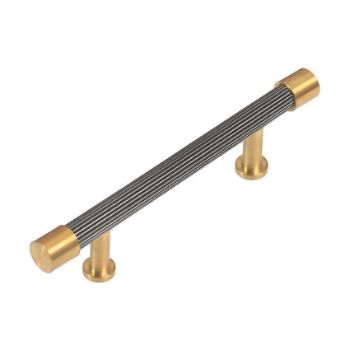 Immix Reeded Antique Gold Cabinet Pull Handle 96mm - IMX2002-G