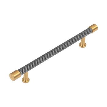 Immix Reeded Antique Gold Cabinet Pull Handle 160mm - IMX2004-G