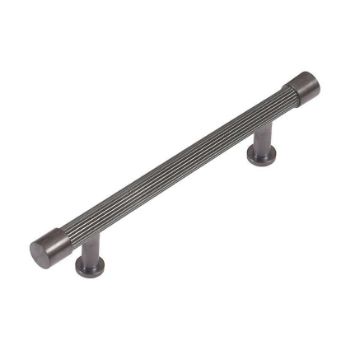 Immix Reeded Graphite Cabinet Pull Handle 128mm centres - IMX2003-GR