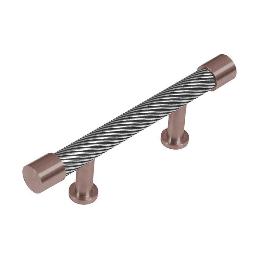 Immix Spiral Bronze Cabinet Pull Handle 64mm centres- IMX3001-BR