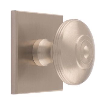 Anderson Knob on Backplate in Satin Nickel - BP720ASN40SN