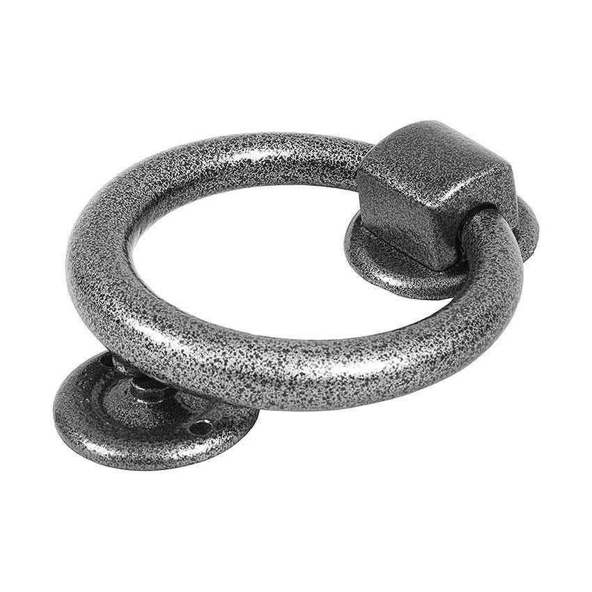 Satin Steel Ring Door Knocker - NFS706