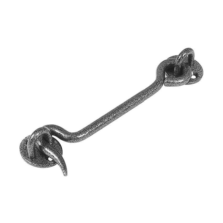 6" Satin Steel Cabin Hook - NFS1103