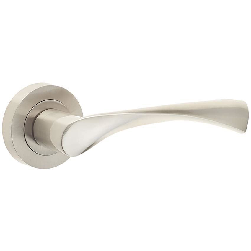 Kontrax Comet Door Handle- Satin Nickel - JV845SN