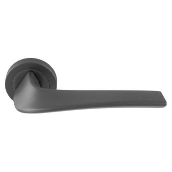 Master lever on round rose in anthracite - MS5ANT