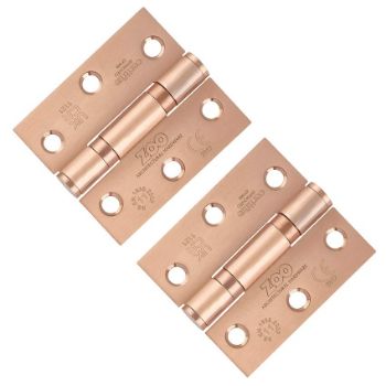 3" Grade 11 Satin Stainless Steel Hinges - ZHSS7667S-TRG