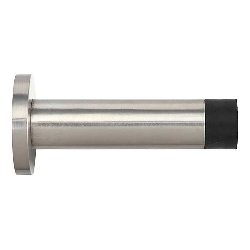 	Cylinder Door Stop on a Round Rose - ZAS07SS