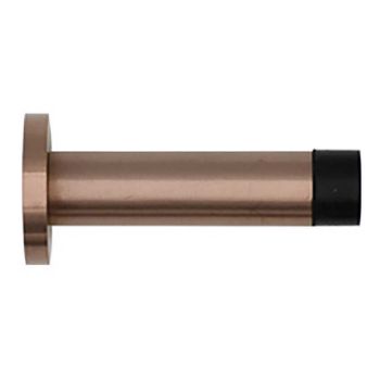 Cylinder Door Stop on a Round Rose - ZAS07PVDBZ Cylinder Door Stop on a Round Rose - ZAS07PVDBZ