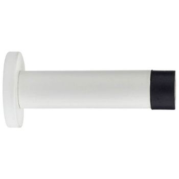 Cylinder Door Stop on a Round Rose - ZAS07PCW Cylinder Door Stop on a Round Rose - ZAS07PCW