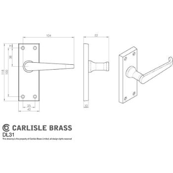 Ascot Door Handles - DL31