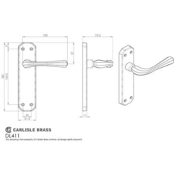 Picture of Eden Door Handles - Dl411