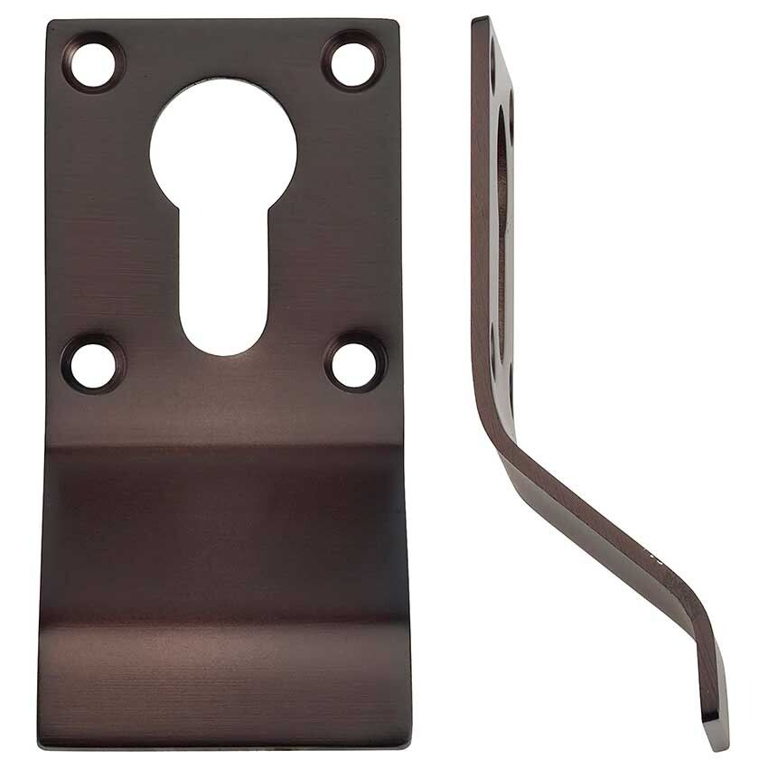 Picture of Euro Profile Cylinder Latch Pull in Etna Bronze - ZAS16-ETB