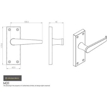 Picture of Victorian Door Handles - M31