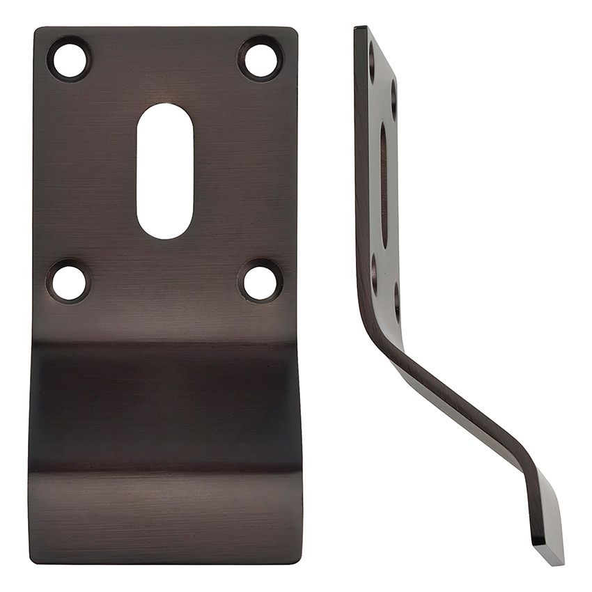 Standard Key Door Pull in an "Etna" Bronze Finish - ZAS20-ETB