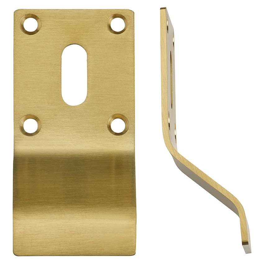 Standard Key Door Pull in PVD Stainless Satin Brass - ZAS20-PVDSB
