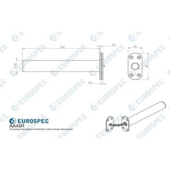 Picture of Radius Chain Spring Door Closer - AA45RCP