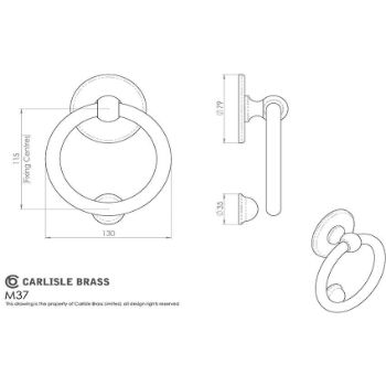 Picture of Ring Door Knocker - M37CP