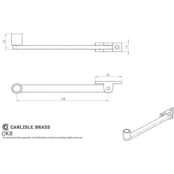 Picture of Roller Arm Stay - DK8SC